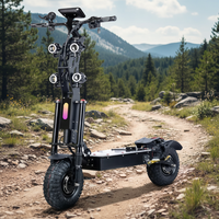 Trottinette électrique à double moteur, deux roues, 72V 60V, batterie lithium amovible, capteur, autonomie 80-100KM, étanche IP65, moteur sans balais, pliable