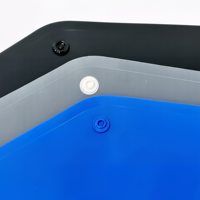 Fundas de Archivo con Clip de PP Tamaño A4 Premium con Botones a Presión Resistentes - Portadocumentos Escolares Duraderos, Resistentes al Agua y Ecológicos