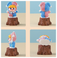 Vente en gros de figurines d'animaux de cirque miniatures Kawaii, jeu de perles mystère surprise, sac de perles, jouet pour enfants, cadeau d'anniversaire pour enfants