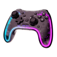 Joystick Inalámbrico para Nintendo Switch con Freno de Mano, Sensor de Movimiento, Motor de Vibración, Controlador de Juego para PC