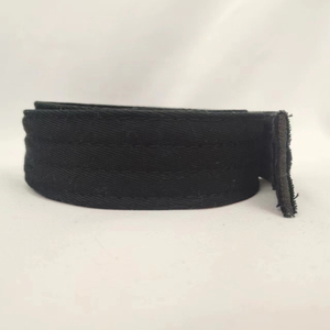 DWDP felpa in cotone 100% nero di tappi per la realizzazione del cappuccio lato posteriore con nastro faccia laterale <span class=keywords><strong>4</strong></span> punti cappello fascia - Product Image 3