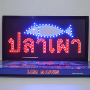 Thai LED billboard indoor hanging display board shop window <b>sign</b> directional <b>sign</b> decorative <b>light</b> luminous <b>sign</b> 110-220V Custom - Product Image 6
