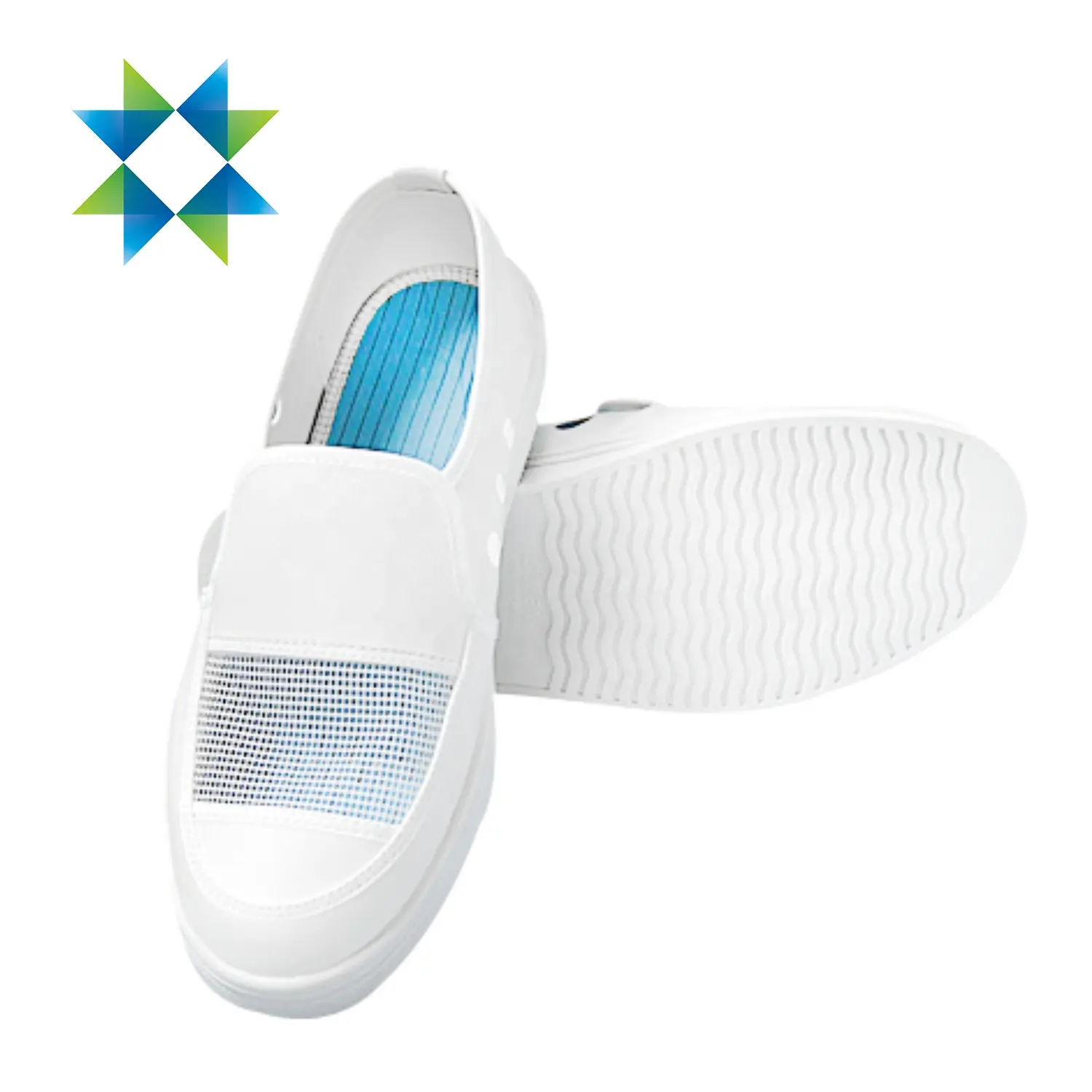 SKPURE Venda Quente Popular Estilo Trabalho Esd Antiestático Sapatos PVC sola PVC superior cleanroom ESD Sapatos de Segurança