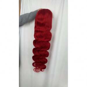 Wholesale Orange Blue Red Grey <strong>Turquoise</strong> Blond Color <strong>Wig</strong> Brazilian Virgin Human Hair Long Colored Lace Frontal Bob <strong>Wig</strong> 613 - Product Image 3