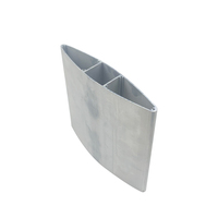 Pare-soleil extérieur 100mm-300mm Lames de persienne d'aileron Persienne en aluminium motorisée