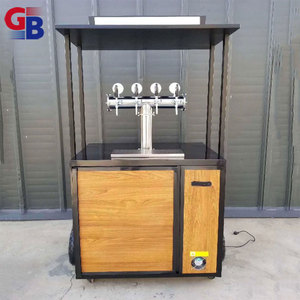 NC3009 Refroidisseur de bière à pression en bois avec 4 robinets - Product Image 1