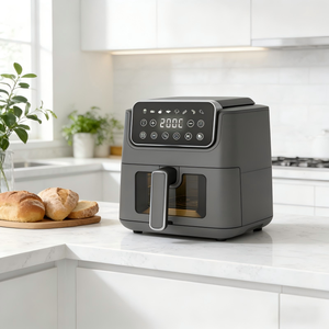 Friteuse à air chaud 4,5 L avec fenêtre de visualisation, contrôle numérique, sans huile, antiadhésive, arrêt automatique, protection contre la surchauffe, appareil de cuisine domestique - Grande Vente - Product Image 6