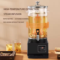 Distributeur de café et de thé commercial, bouilloire électrique à contrôle de température, seau avec filtre, infuseur à thé, machine à infuser le thé