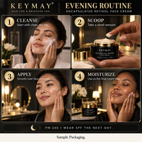 Crème Visage OEM ODM Encapsulée au Peptide et Céramide, Raffermissante, Hydratante, Lissante, Anti-rides, Soin de Nuit Marque Privée