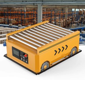 대형 롤러 AGV10t 물류 트롤리 AGV 트롤리 트랙 스트레이트 캐리어 지능형 트랙리스 그라운드 왜건 - Product Image 1