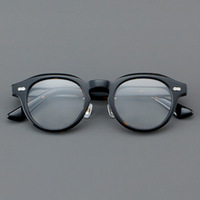 Lunettes vintage pour hommes et femmes, verres transparents avec monture en acétate anti-lumière bleue, marque de créateur, matériel de TR-90 à la mode