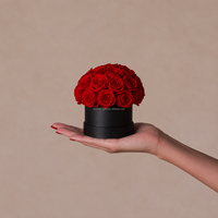 Coffret Cadeau Rose Éternelle Sous Cloche – Les Meilleures Ventes de Cadeaux Floraux – Rose Préservée Vénus pour Elle et Maman