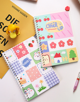 Carnet de notes Kawaii de haute qualité avec un design mignon, carnet à spirales, logo personnalisé