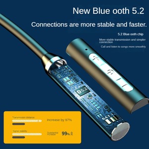 Vente chaude G01 tour de cou dans l'oreille casque Audifo BT bleu dent sans fil appel écouteurs Sport cou <span class=keywords><strong>bande</strong></span> étanche écouteur casque - Product Image 3
