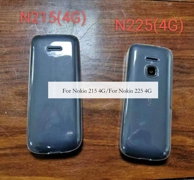 Crystal clear Soft TPU Protective Phone case Cover for Nokia 215 4G/225 4G