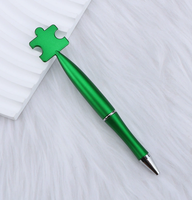 Stylo bille personnalisé en forme de bloc de construction, papeterie créative et originale, cadeau promotionnel pour le bureau et l'école