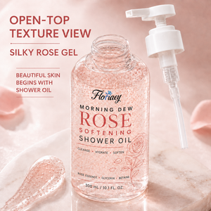 Huile de Bain à la Rose Marque Blanche, Soin Corporel Hydratant en Profondeur à Base d'Huile pour Peaux Sèches, Adoucissante, Nettoyante, Huile de Douche, Logo Personnalisé OEM - Product Image 5