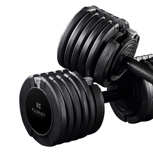 Hot Selling Customized 55LB Adjustable <b>Dumbbells</b> Unisex Workout Equipment for Home Use <b>Weight</b> Lifting Free <b>Weights</b> - Product Image 5