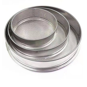 Màn hình phòng thí nghiệm đất lọc 8 "phòng thí nghiệm Mẫu phân loại hạt địa chất rung kích thước hạt phân tích dây thép lưới sàng thử nghiệm - Product Image 4