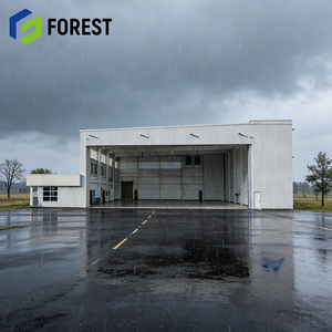 Hangar para Aviones de Estructura de Acero Resistente y Confiable, Instalación Rápida para Almacenamiento de Aviones, Directo de Fábrica - Product Image 1