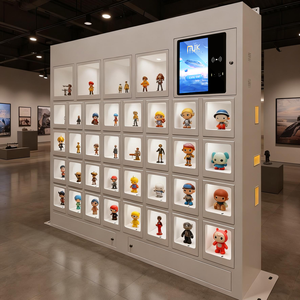 스마트 전자 잠금 장치가 있는 택배 보관함, 윈도우즈 안드로이드 OS 조립형 구조, 보안 보관을 위한 18칸 - Product Image 4