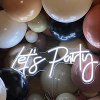 Enseigne lumineuse LED acrylique Vente en gros Enseigne LED Happy Birthday Location de logo LED Lettres lumineuses en acrylique au néon Happy Birthday Enseigne lumineuse au néon