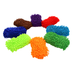 Éponge de lavage de voiture personnalisée, bloc Autocamp, absorbante, réutilisable, douce, respirante, motif en morceaux, gants d'éponge de nettoyage de voiture, beauté automobile - Product Image 4