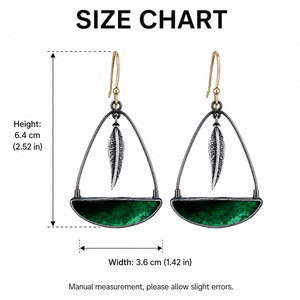 Orecchini Pendenti Vintage a Forma di Foglia e Piuma Colorati, Gioielli di Moda per Donne - Product Image 5