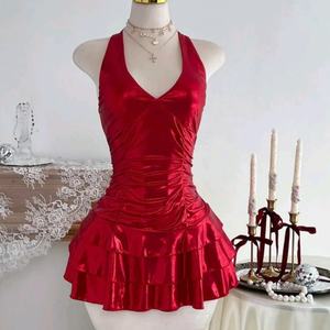 Vestidos de Invitada de Boda Personalizados para Navidad, Vestidos Elegantes para Eventos, Vestido Moderno Mini para Mujer - Product Image 2