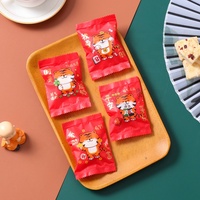 MorSun 100pcs 7*10cm Candy Cookie Hot Seal Bags Snacks Snowflake Biscuits Packing Christmas New Years Party Decoration