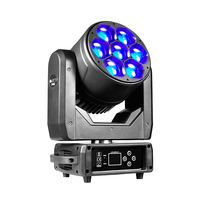 Projecteur LED mobile Dream Ya 7*40W/60W RGBW, contrôle DMX512, zoom 4.5-45, 22400 lumens, boîtier en alliage d'aluminium, éclairage de scène
