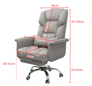 <span class=keywords><strong>Sedia</strong></span> da Ufficio Ergonomica Moderna a Basso Costo con Cuscino in Pelle Sintetica e <span class=keywords><strong>Altezza</strong></span> <span class=keywords><strong>Regolabile</strong></span> - Product Image 5