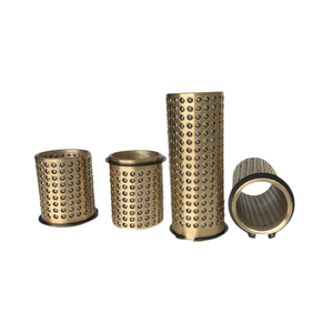 <span class=keywords><strong>Cage</strong></span> à billes en laiton douille linéaire personnalisé Misumi pièces moulées par injection Guide pilier roulement à billes composants rouleau - Product Image 2