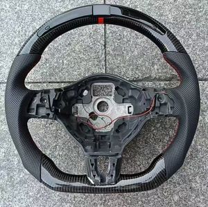 <span class=keywords><strong>Volante</strong></span> de Cuero Personalizado con Fibra de Carbono y LED, Apto para BMW, Mercedes Benz, Volkswagen, Tesla, Audi, Porsche - Product Image 3