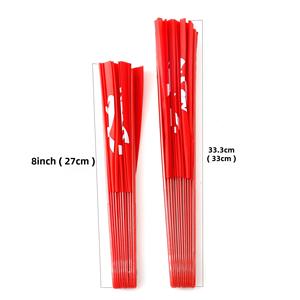 Abanico de Kung Fu Promocional Personalizado con Logotipo, de 8 Pulgadas, Doble Cara, Color Liso, Abanico Tai para Estudiantes, Abanico de Plástico - Product Image 2