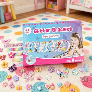 Kit de Pelo de Princesa DIY para Niñas, Diademas, Pinzas, Lazos, Cintas, Mariposas, Flores, Juguete Creativo, Set de Regalo de Cumpleaños - Product Image 4