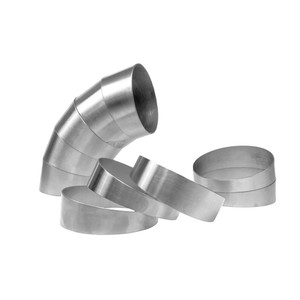 3 1/2 "Pie potong Las 304 baja tahan karat popok knalpot logam buang Lobster - Product Image 6