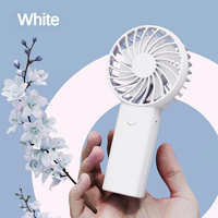 Ventilateur de Poche Mini USB avec Logo Personnalisé, Rechargeable, Portatif sur Batterie pour Extérieur ou Table