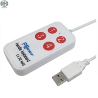 Touches de raccourci dédiées USB Clavier de poignée USB avec touches de raccourci 4 touches Clavier de raccourci pour système Windows