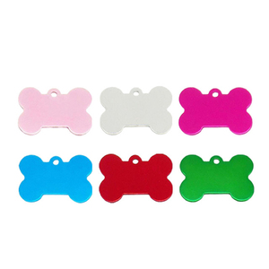 批发不锈钢锌合金狗猫宠物ID标签雕刻标志宠物ID标签金属狗标签 - Product Image 5