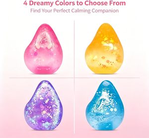 Aurora Drop Cube TPR Maltose <b>Squishy</b> Toy Popular Novelty Stress-Relieving Decompression Fidget Toy for Kids of All Ages - Product Image 3