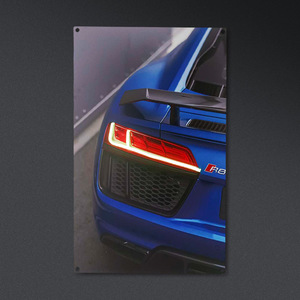 Modern Wall Art Home Decor Luxury Sports Car Racing with <b>Led</b> Lights Tempered Glass Painting and Acrylic Painting 40x60cm - Product Image 3