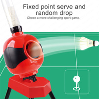 Machine de service de badminton automatique, robot, cadeau pour adultes et enfants, portable, extérieur, intérieur, entraîneur de lancer de balles pour débutants