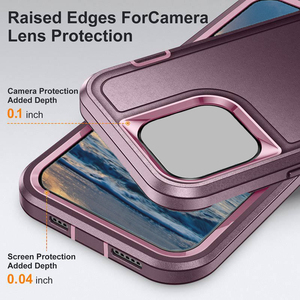 Funda Protectora Resistente 3 en 1 para Teléfono <span class=keywords><strong>Celular</strong></span>, Funda Protectora Antigolpes para Google Pixel <span class=keywords><strong>9</strong></span> Pro, para iPhone 16 15 Pro Max - Product Image 4