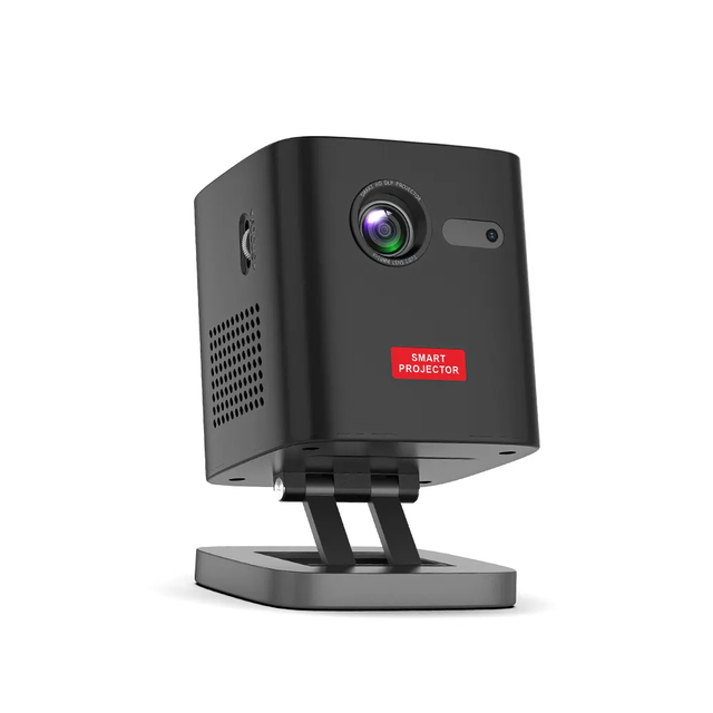 DLP Mini Projector Children Theatre Projector Android 9.0 Dual Wifi Rechargeable Support 3D