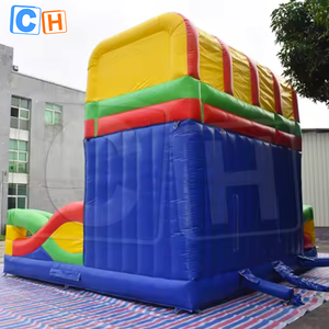 Carrera de obstáculos inflable Jungle Fun con soplador de aire carrera de obstáculos juego inflable carrera de obstáculos - Product Image 3
