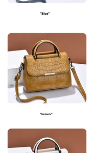 <span class=keywords><strong>MELI</strong></span> 2024 Borsa <span class=keywords><strong>a</strong></span> Mano Retrò da Donna in PU Impermeabile di Grande Capacità con Motivo <span class=keywords><strong>a</strong></span> Pietra, Chiusura alla Moda e Tracolla - Product Image 5