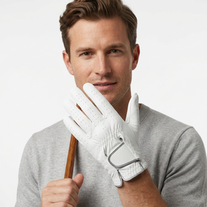 Guantes de Golf Deportivos de Piel de Oveja Antideslizantes para Hombre, con Logotipo Personalizado de Alta Calidad - Product Image 5