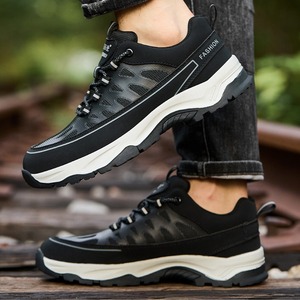 Chaussures de marche légères à semelle souple et solide, anti-choc, respirantes, pour hommes, style sport - Product Image 2