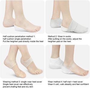 Semelles rehausseuses de hauteur 4 pouces, semelles rehausseuses de chaussures 2 pouces, chaussettes rehausseuses de hauteur, <span class=keywords><strong>rehausseur</strong></span> de hauteur pour semelles de chaussures - Product Image 5
